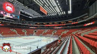 Malmö Arena in Sweden  Arena of Malmö Redhawks [upl. by Onairda978]