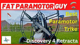 The New Best Paramotor Trike for an Old Fat Pilot  Discovery 4 Retracta [upl. by Airres]