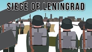 The Siege of Leningrad 194144 [upl. by Ylimme]