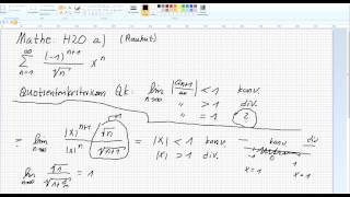 Mathe H 20A Rauhut RWTHAachen Potenzreihen [upl. by Ahsinod]