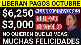 ABCDE 2 NUEVOS REGALOS OCTUBRE CONFIRMA CLAUDIA  2 DEPÓSITOS BANCARIOS EN TARJETAS BIENESTAR [upl. by Regdor]