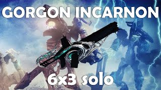 Prisma Gorgon Incarnon No Riven 6x3 Eidolon Solo  Warframe [upl. by Chappy]