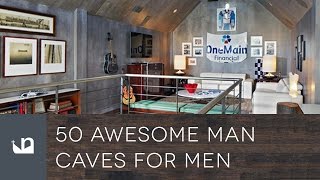 50 Awesome Man Caves For Men [upl. by Odey]