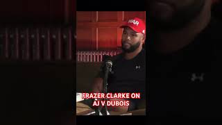 FRAZER CLARKE WARNS ANTHONY JOSHUA OF DANIEL DUBOIS KO POWER [upl. by Sivel]