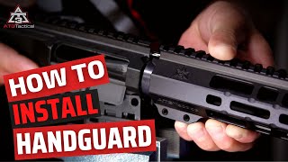 How To Install a Handguard on AR Rifles [upl. by Everara]