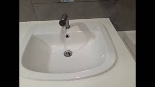 MampS Gateshead Team Valley Mens WC Twyford Undercounter Sink amp Mitsubishi Jet Towel hand dryer [upl. by Etireuqram]