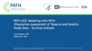 PATH 203 Modeling with PATH Study Data  Survival Analysis [upl. by Borlase]