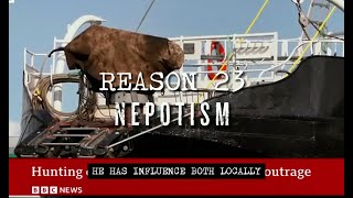 Reason 23 Against whaling in Iceland  Nepotism  25 Deaths25 Reasons [upl. by Romney]