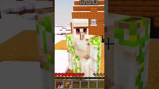 How Snow Golem Was made In Minecraft minecraft​ mclol​ minecraftshorts​ minecraftmysteries [upl. by Alfonso]