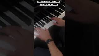 D Scarlatti Sonata in F minor K466L118 scarlatti markostuparevic pianist week7 [upl. by Akeimahs]