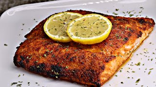 CRISPY Oven Baked Salmon Recipe [upl. by Hannavahs]