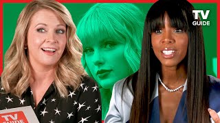 Lifetime Movie Stars Play Who Said It Taylor Swift or Christmas Movie [upl. by Epillihp230]