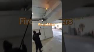 Fire 🔥 sprinklers [upl. by Airetnuhs]