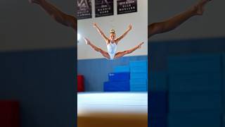 Gymnast Paisley was a blast to work with paisleygymnast gymnastics slowmotion [upl. by Greta743]