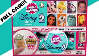 FULL CASE MINI BRANDS DISNEY STORE SERIES 2 [upl. by Lantz]