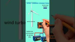 WIND TURBINE WIRING DIAGRAM CONNECTIONVIDEO [upl. by Nnylarac]