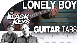 The Black Keys  Lonely Boy  Guitar Cover With Tabs in the Video [upl. by Hara]