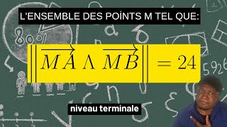 produit vectoriel  Mathématique terminale [upl. by Netnerb]