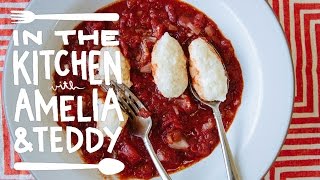 Ricotta Gnocchi  In the Kitchen With Amelia amp Teddy [upl. by Linc]