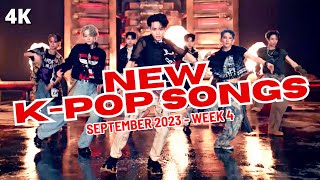 NEW KPOP SONGS  SEPTEMBER 2023 WEEK 4 [upl. by Arbmik]