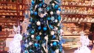 Varias ideas para decorar el arbol de navidad de azul 2024 2025 [upl. by Rede]