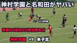 神村学園VS米子北 インターハイサッカー 青森山田 帝京長岡 [upl. by Sophy]