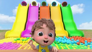 Learn Colors with Balls and More Nursery Rhymes and Kids Songs by LetsGoMartin [upl. by Portugal589]