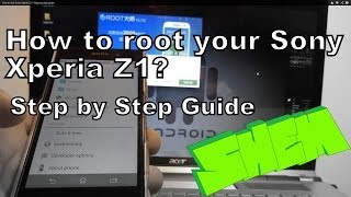 OLD How to root Sony Xperia Z1  Step by step guide 534 firmware required [upl. by Anana]