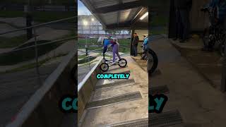 Epic Fail Biker Gets Distracted and Crashes Right into the Gate‼️😱 shorts cameronreid1013 [upl. by Ettelra125]