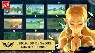 The Legend of Zelda Breath of the Wild Walkthrough  Captured Memories All Memory Locations [upl. by Siugram]