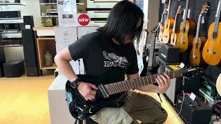 Jackson Guitars 8String Fanned Frets Testing [upl. by Manville545]