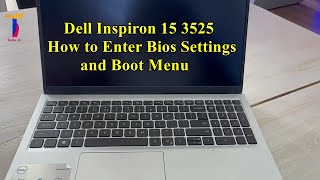 Dell Inspiron 15 3525  How to Enter Bios Settings and Boot Menu [upl. by Reteip]