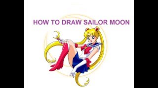 How To Draw Sailor Moon Cute and Easy  Usagi usagi [upl. by Pulchi569]