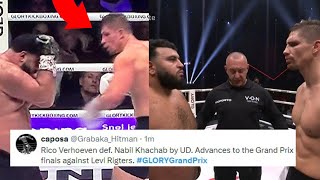 FIGHTERS REACT TO RICO VERHOEVEN BEATING NABIL KHACHAB  VERHOEVEN VS KHACHAB REACTIONS [upl. by Navap]