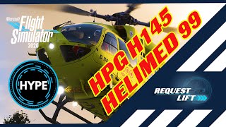 MSFS  HPG H145  HELICOPTER 4K ACTION [upl. by Skippie]