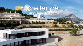 BRAND NEW LUXURY VILLA with SEA and MOUNTAIN views on Spains COSTA BLANCA  Xcellence Javea [upl. by Ididn]