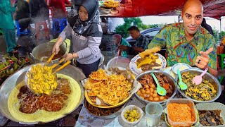 INSANE Indonesian street food in SURABAYA  Worlds 1 Soup  Cows Nose Salad  Spicy seafood [upl. by Ara]