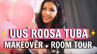 UUS ROOSA TUBA room tour  makeover  sünnipäev 2020 [upl. by Zeke]