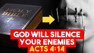 🤫 SILENCE YOUR ENEMIES AND SHUT THEIR MOUTHS PRAYER AGAINST EVIL TONGUES STOP THE LIES [upl. by Arnaud]