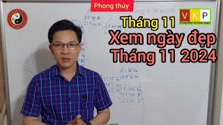 xem ngày tốt tháng 11 2024 âm lịch  phong thủy vũ khoan phạm [upl. by O'Callaghan227]