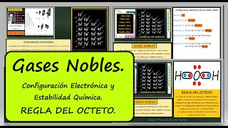 TABLA PERIÓDICA 5 Gases Nobles Configuración Electrónica y Estabilidad Química Regla de Octeto [upl. by Anahc]