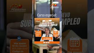 Invitación curso Nuevo Subsidio Laboral [upl. by Eirolam124]