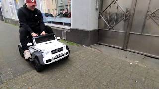 Mercedes G63 6x6 Motor Kinder Elektro Auto Akkuauto für Kinder  Erwachsen Traglast bis 120KG [upl. by Janna281]