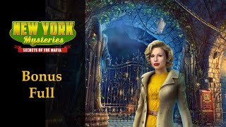 New York Mysteries 1 Secrets of the mafia Bonus Full walkthrough [upl. by Margarida]