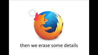 HOW TO MAKE OVERSIMPLIFIED FIREFOX LOGO IN PHOTOSHOP [upl. by Matthew]