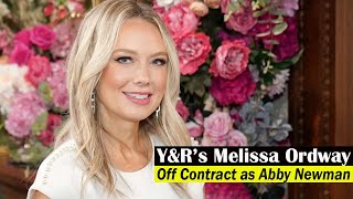 What’s Next for Abby Melissa Ordway Off Contract on The Young and the Restless [upl. by Oriana]