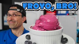 How to Make Awesome Low Sugar Blueberry Frozen Yogurt  Ninja Creami Deluxe Recipe [upl. by Enos337]