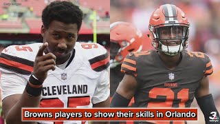 Cleveland Browns Myles Garrett Denzel Ward to take part in Pro Bowl Skills Showdown [upl. by Hsevahb]