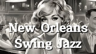 New Orleans Swing Jazz✨1920 Big Band Jazz New Cotton Club [upl. by Mcferren]