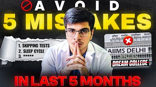 Crack NEET 2025 5 Mistakes You MUST Avoid for Surefire Selection 🚀 neet neet2025 mbbs possible [upl. by Whitver32]